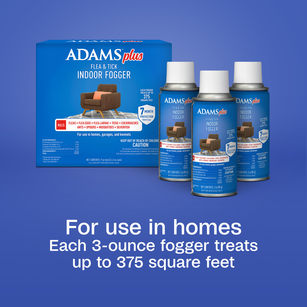 Adams Complete Indoor & Outdoor Flea Treatment System for Large Dogs 31–60 lbs
