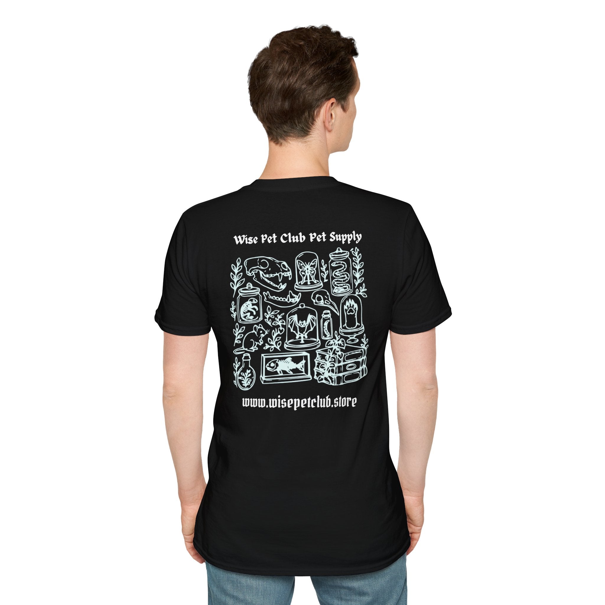 Wise Pet Club T-Shirt — Cute Small Chest Graphic Tee for Pet Lovers