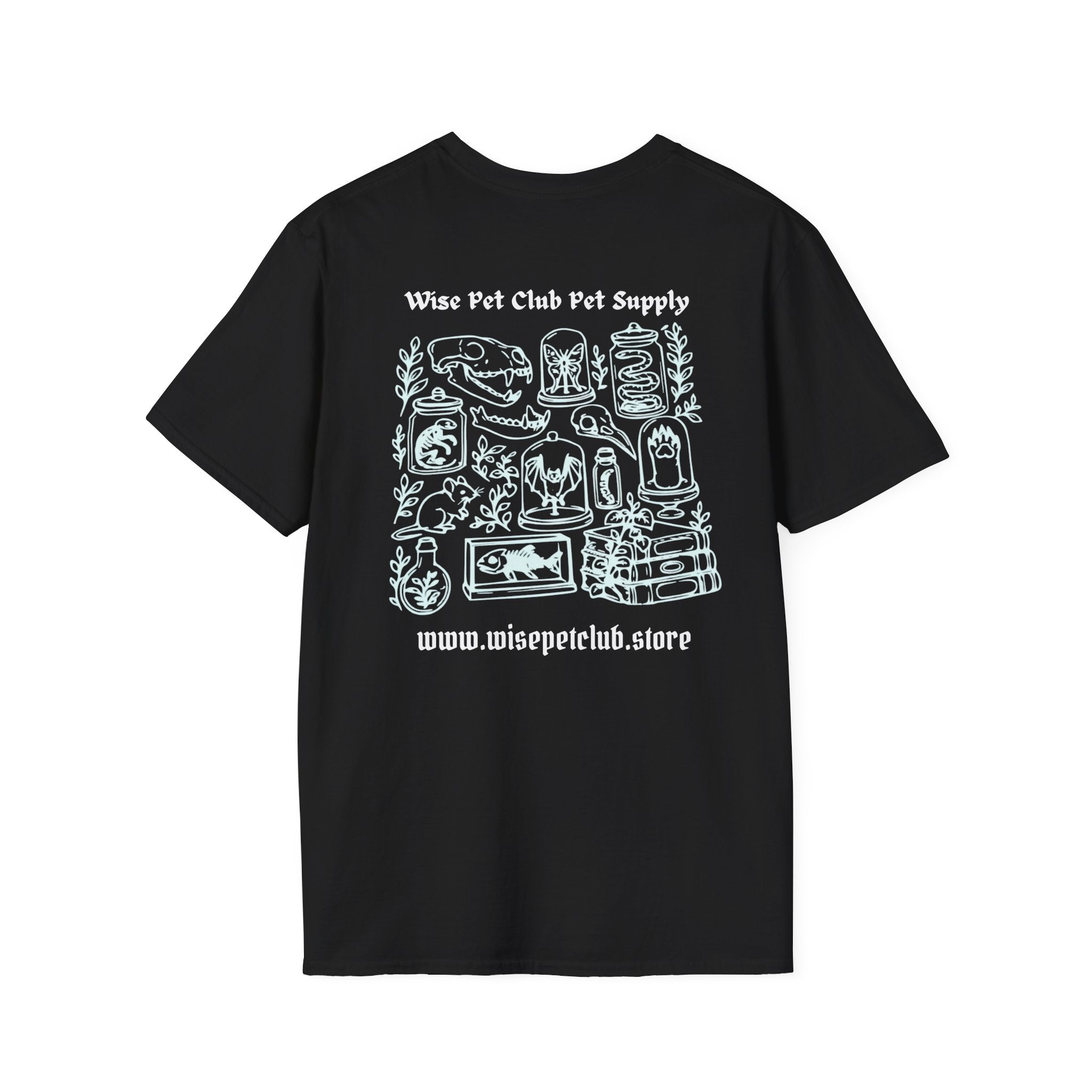 Wise Pet Club T-Shirt — Cute Small Chest Graphic Tee for Pet Lovers