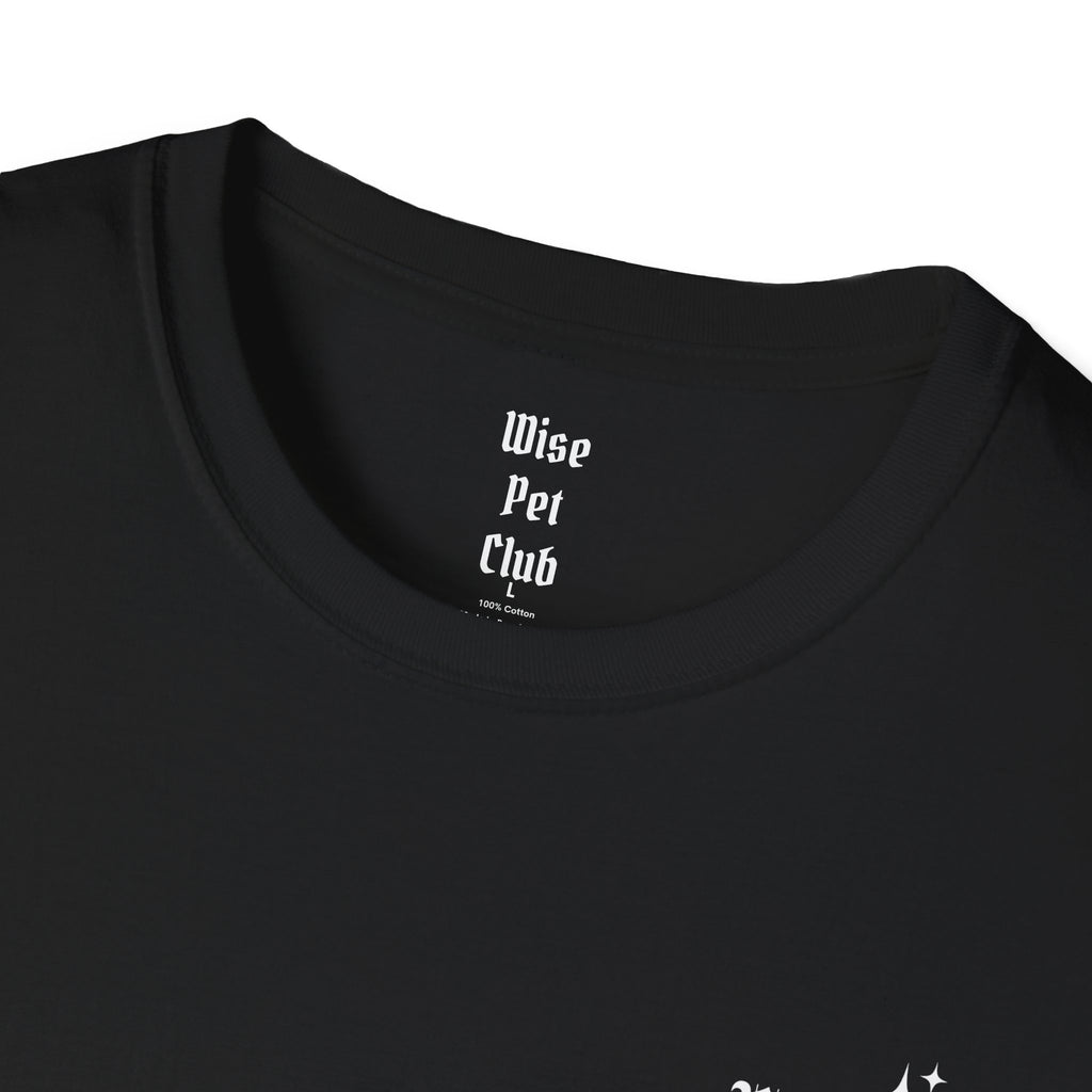 Wise Pet Club T-Shirt — Cute Small Chest Graphic Tee for Pet Lovers