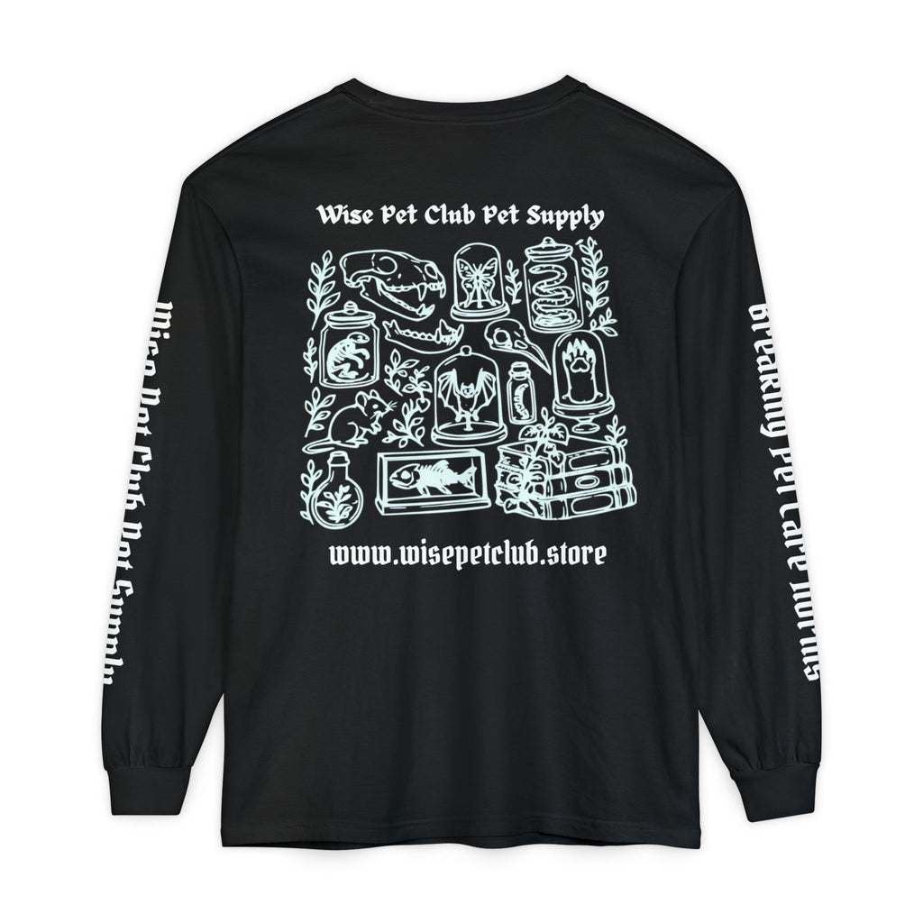 Wise Pet Club Pet Supply Oddities Long Sleeve Tee -- Graphic Shirt