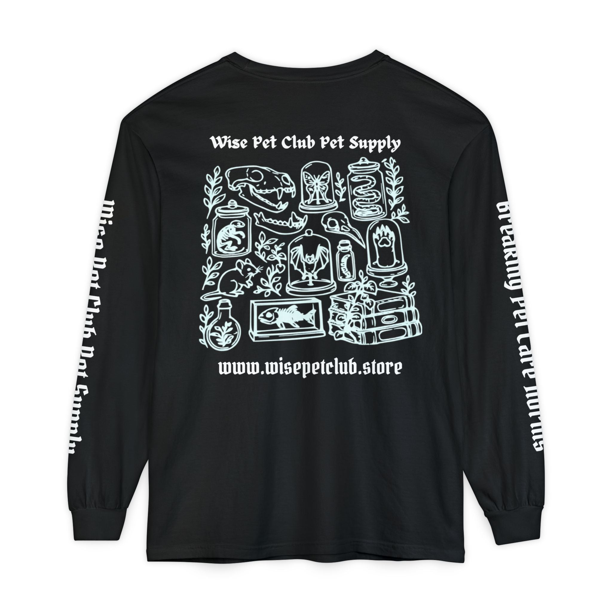 Wise Pet Club Pet Supply Oddities Long Sleeve Tee -- Graphic Shirt