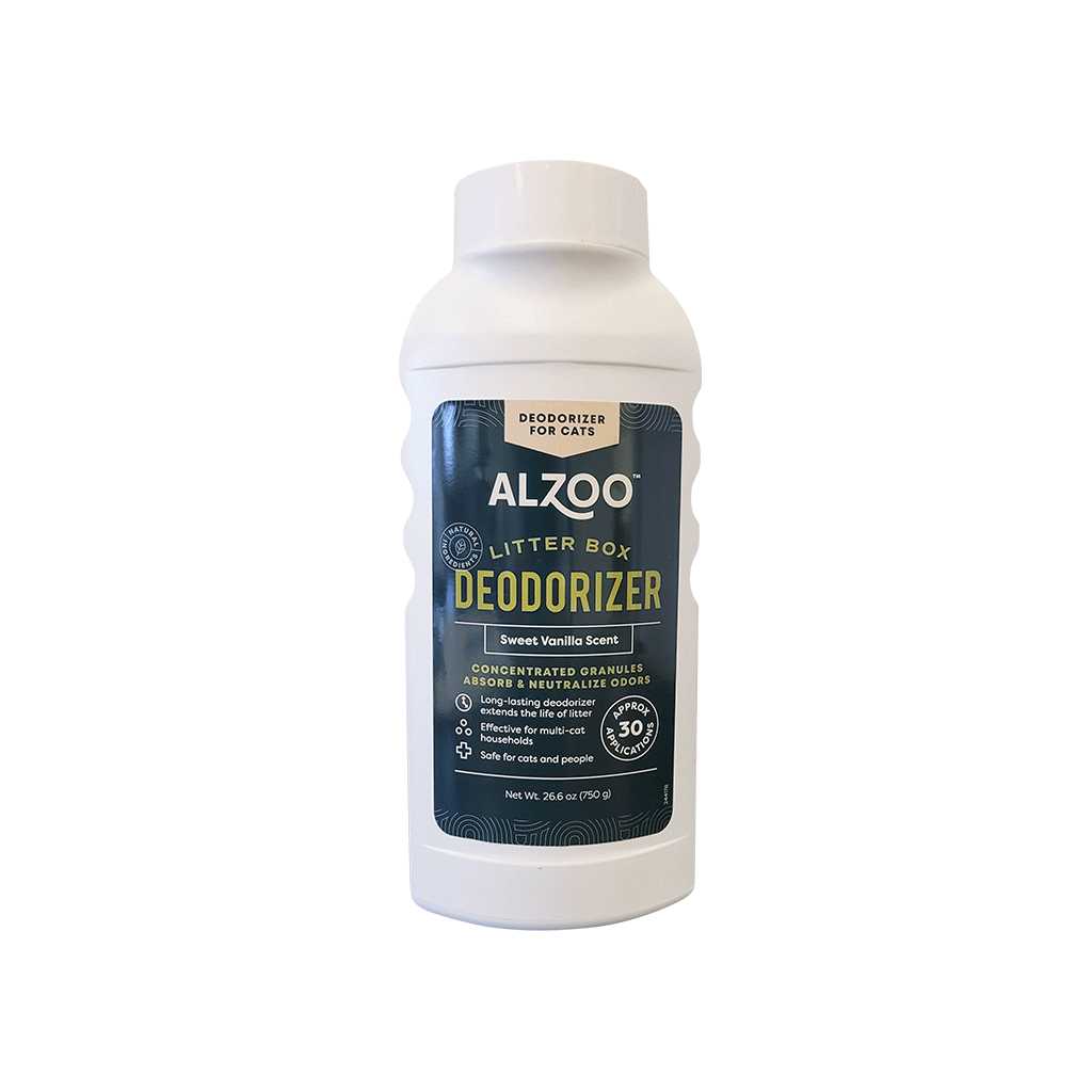 Alzoo Cat Litter Deodorizer Fragrant Sweet Vanilla 26 oz.
