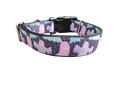 Pastel Ghosts Nylon Dog Collar